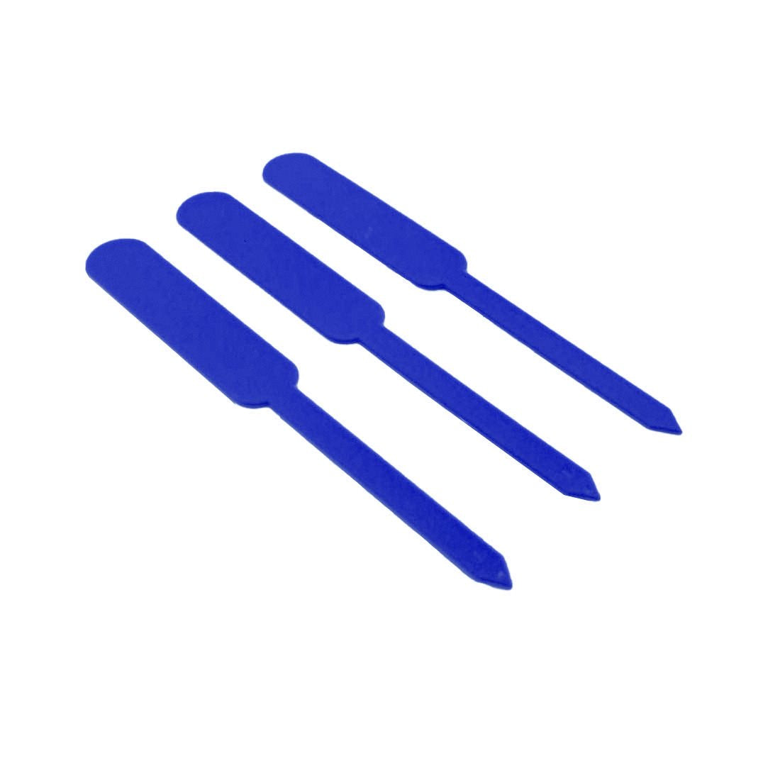 Steeketiketten 15x120mm 1000µ PVC, Blauw