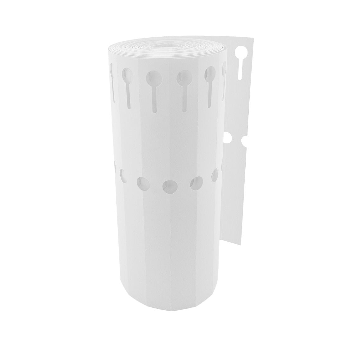 Sleufetiketten 200x20mm PVC, Wit