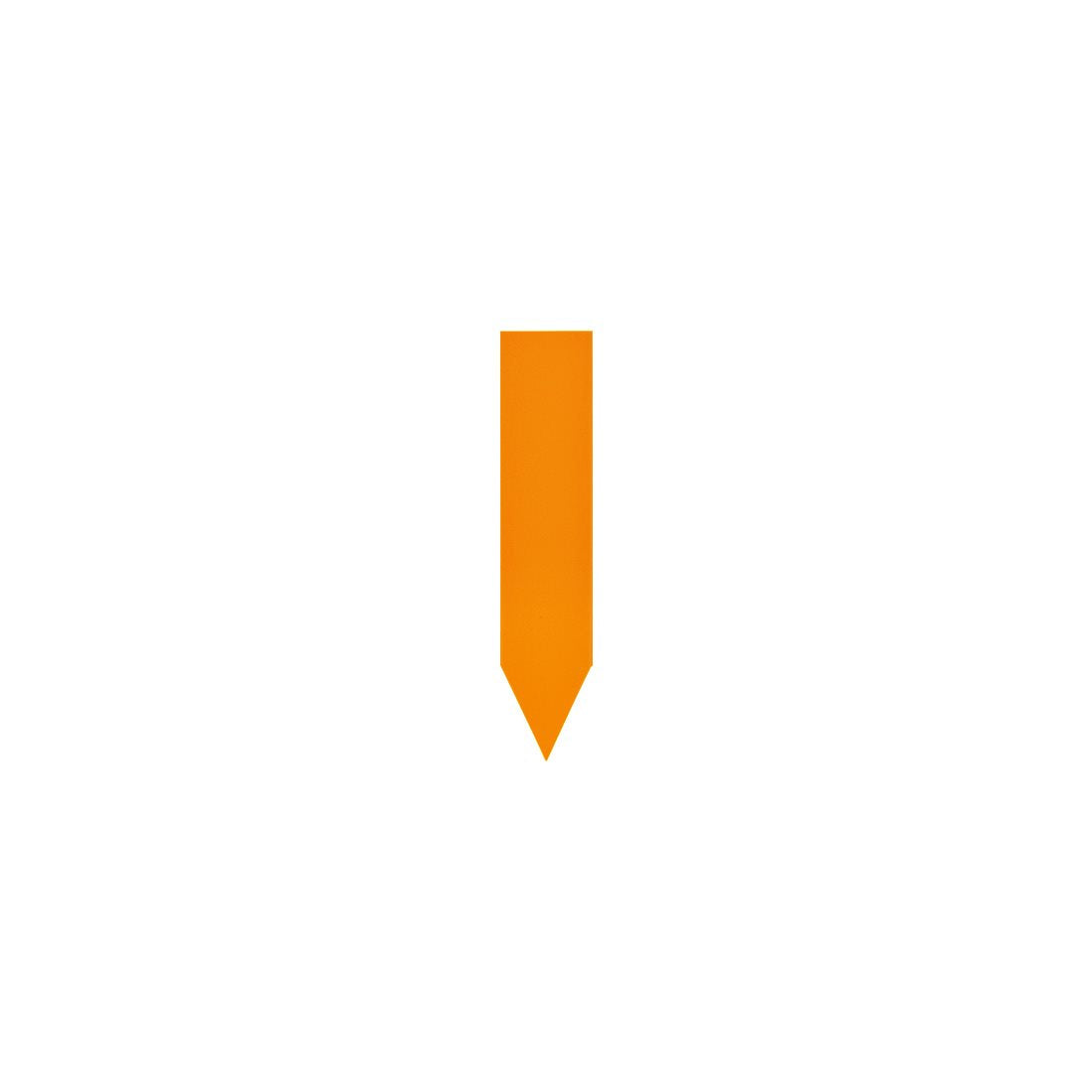 Stecketiketten 13x60mm 350µ PVC, Orange
