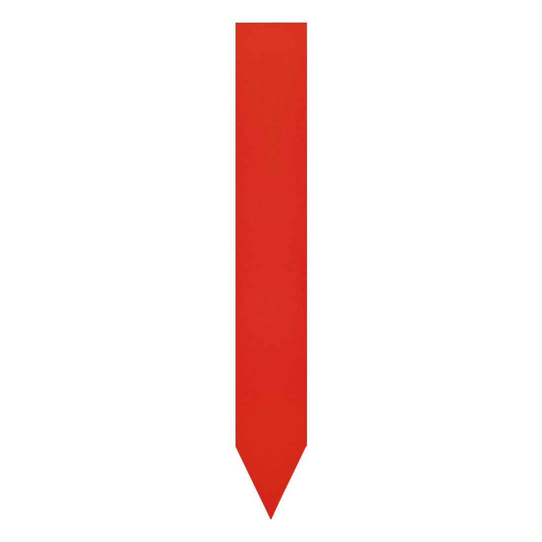 Steeketiketten 20x140mm 350µ PVC, Rood