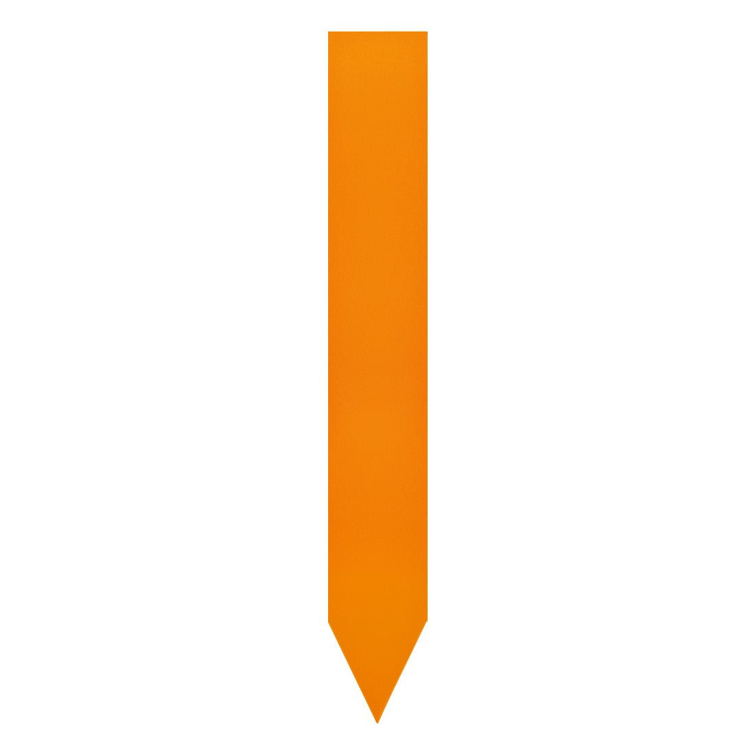 Steeketiketten 20x140mm 350µ PVC Oranje
