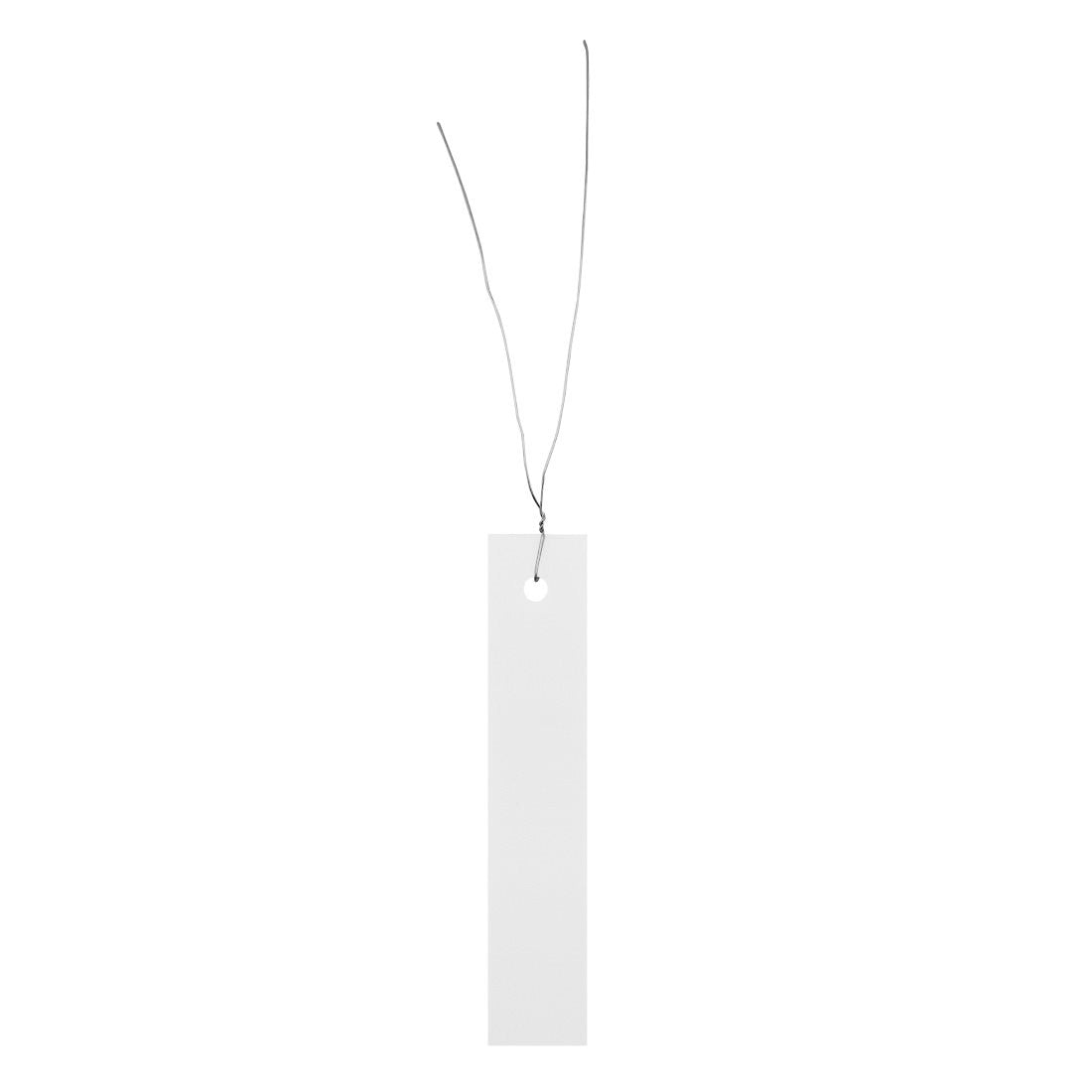 Hangetiketten 18x100mm PVC, Wit