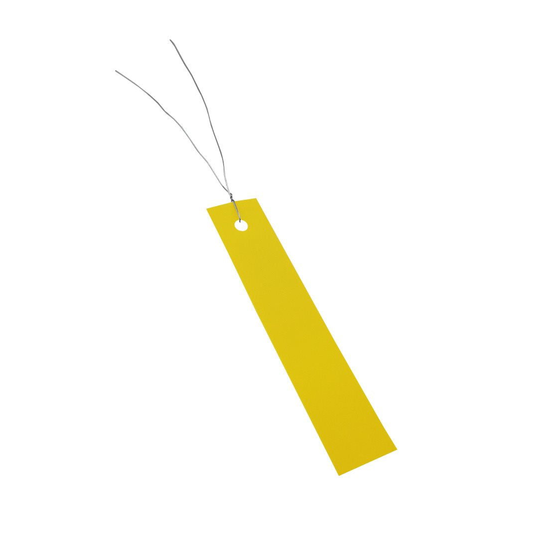 Hangetiketten 18x100mm PVC, Geel