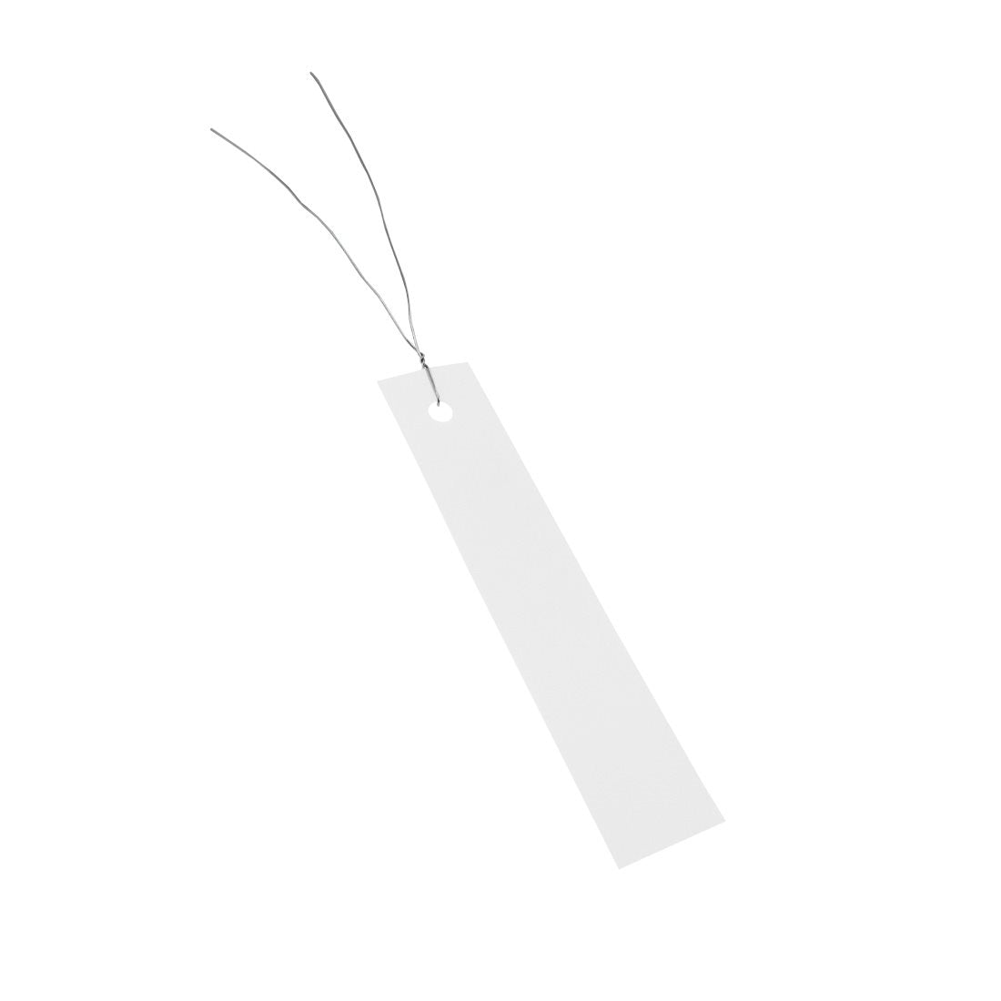 Hangetiketten 18x100mm PVC, Wit