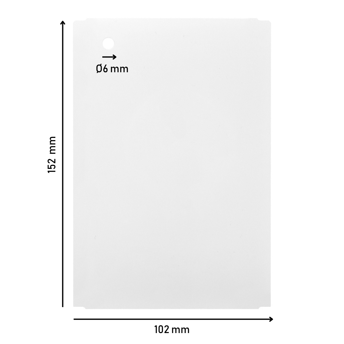 Hangetiketten 102x152mm HTP