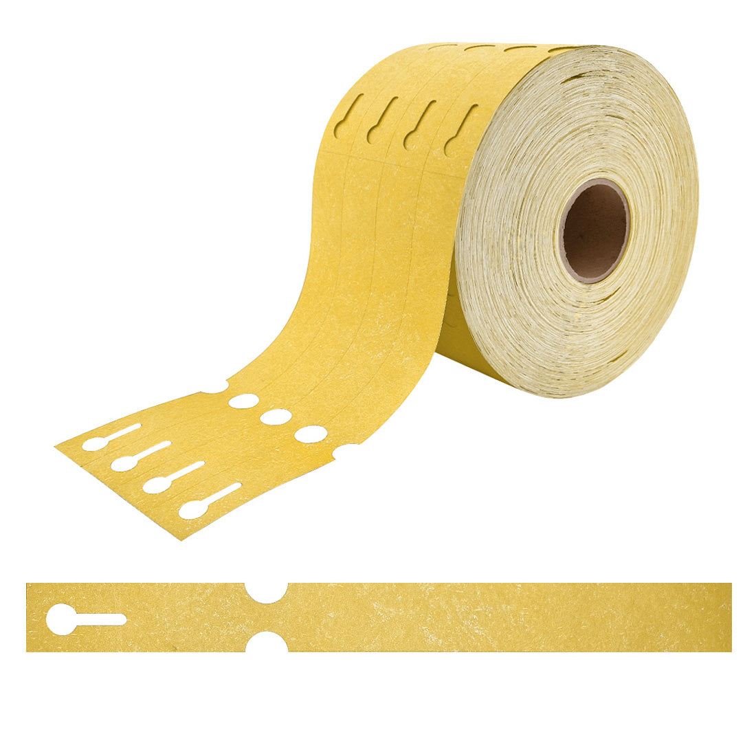 Schlaufenetiketten 250x25mm Tyvek, Gelb