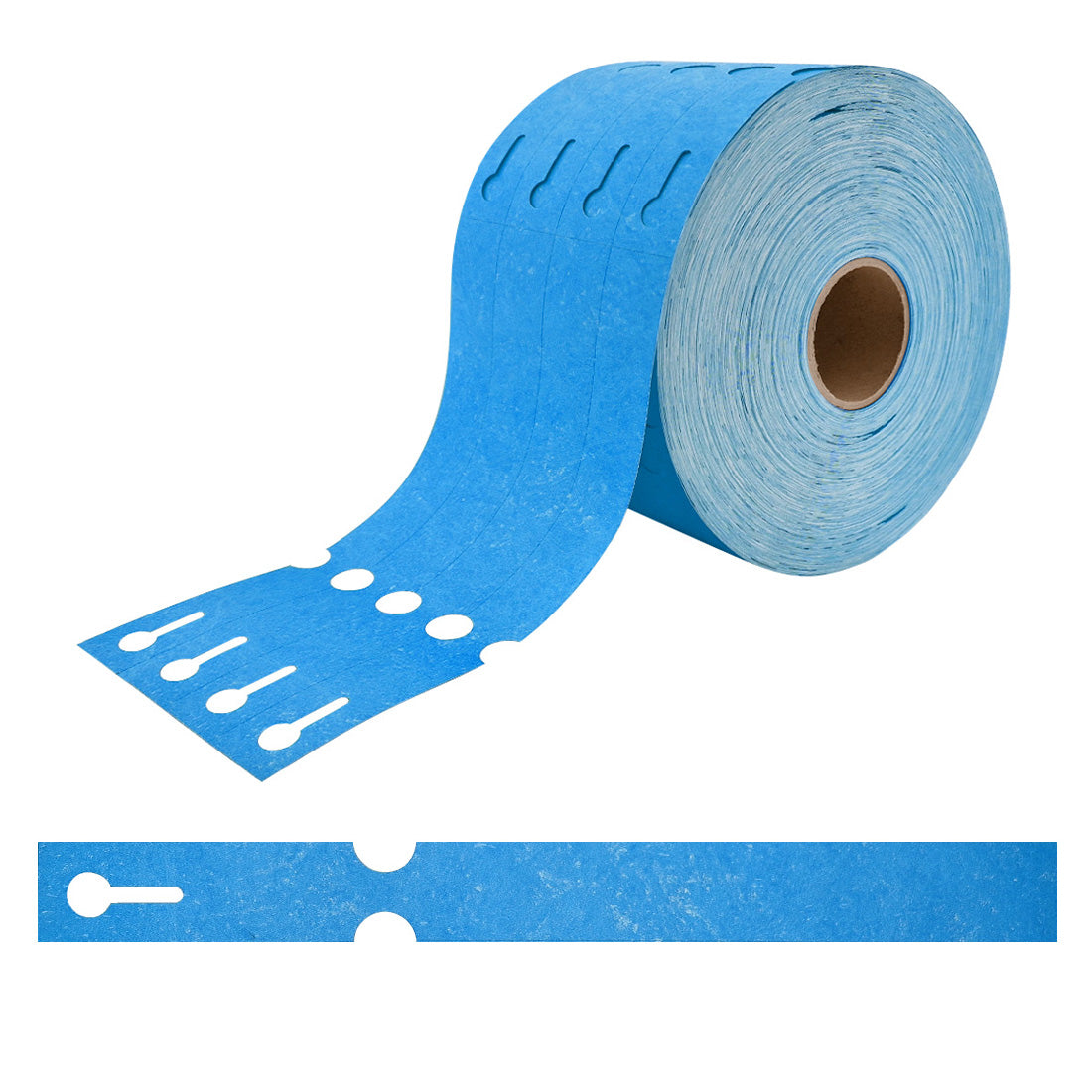 Schlaufenetiketten 250x25mm Tyvek, Blau