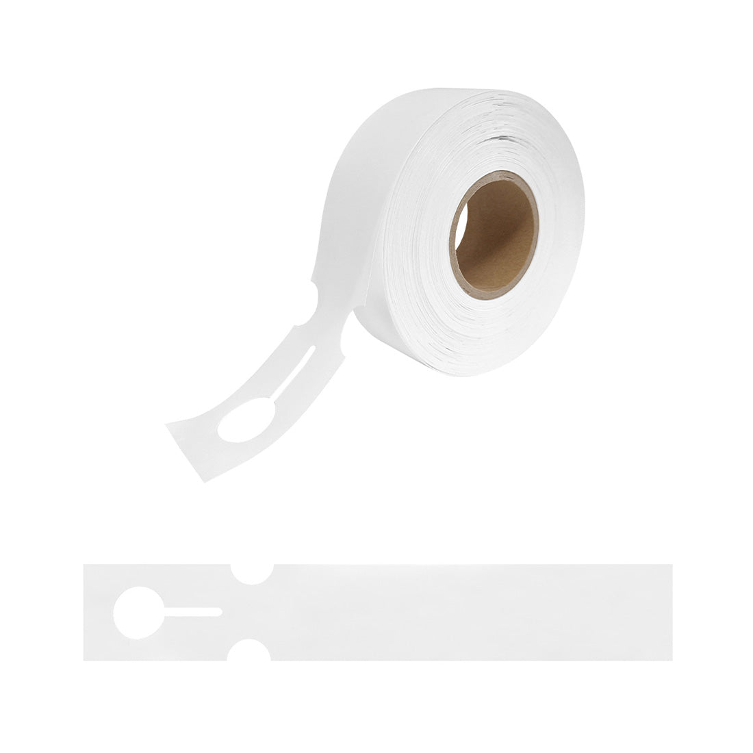 Sleufetiketten 215x35mm HDPE, Wit