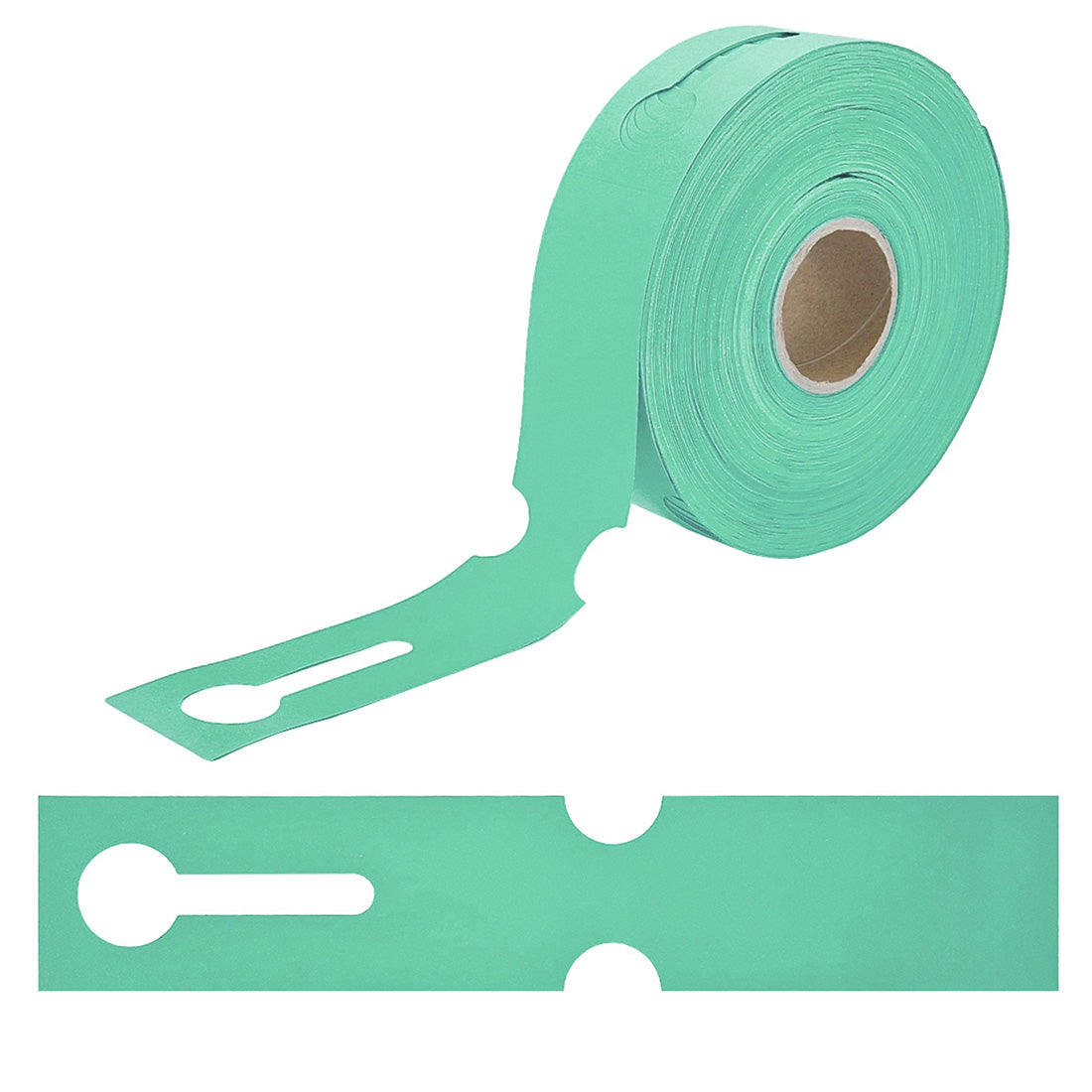 Sleufetiketten 260x50mm HDPE, Groen