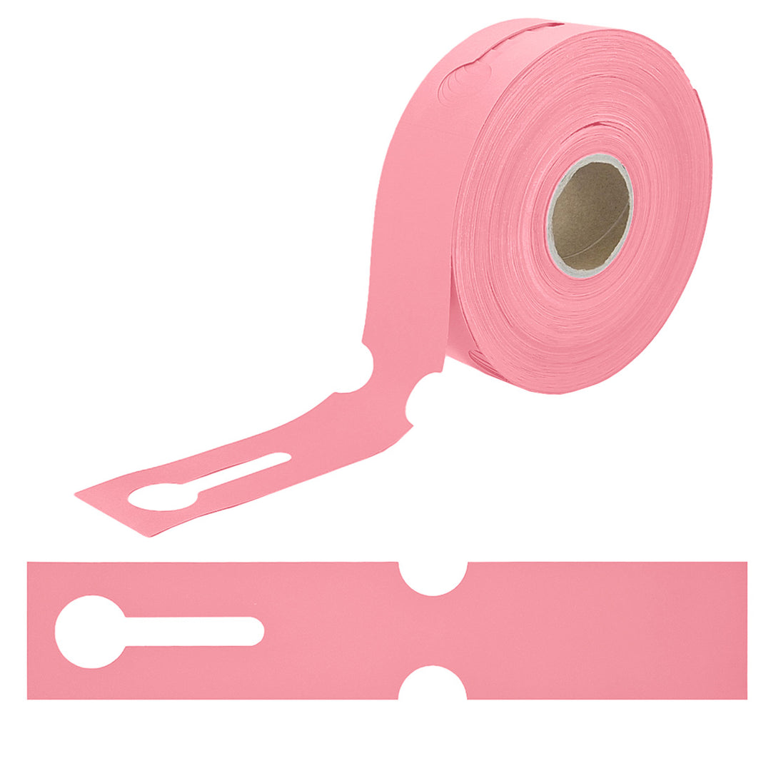 Étiquettes à boucle 260x50mm PEHD, Rose