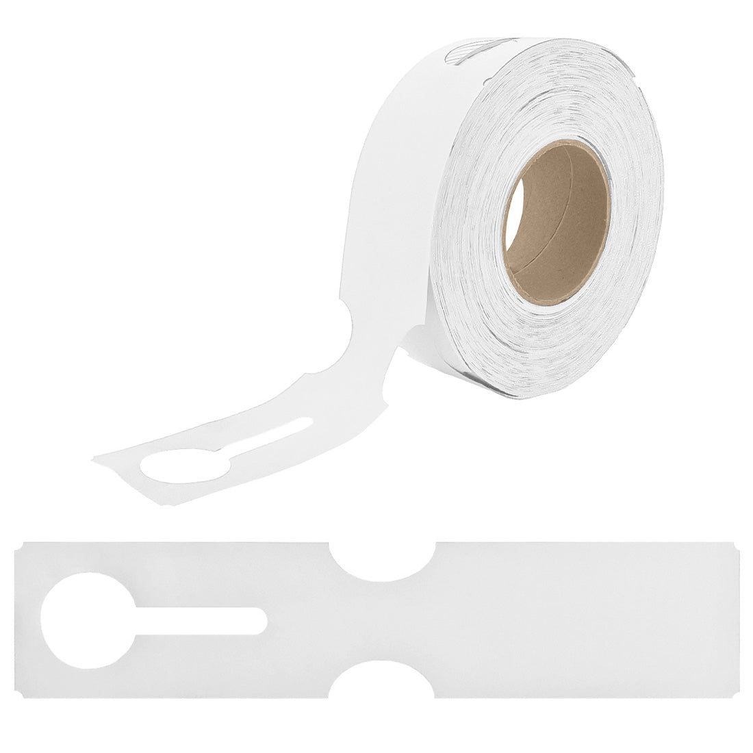 Schlaufenetiketten 273x59mm HDPE Weiß