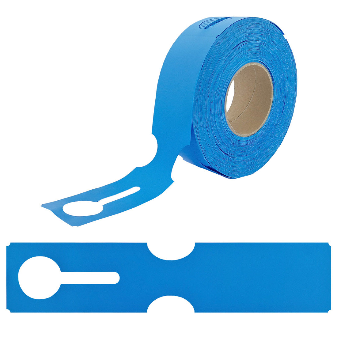 Schlaufenetiketten 273x59mm HDPE, Blau
