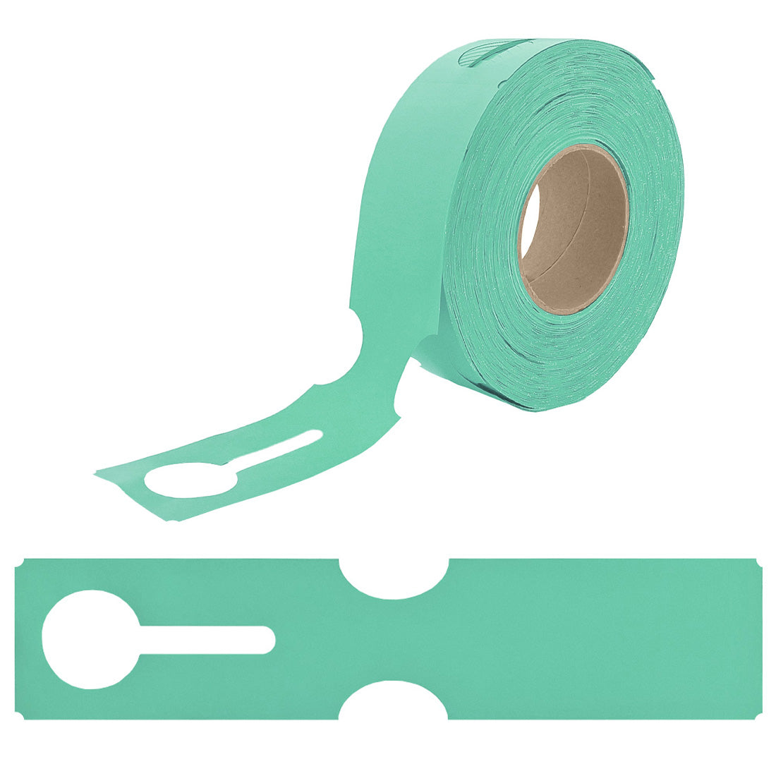 Sleufetiketten 273x59mm HDPE, Groen