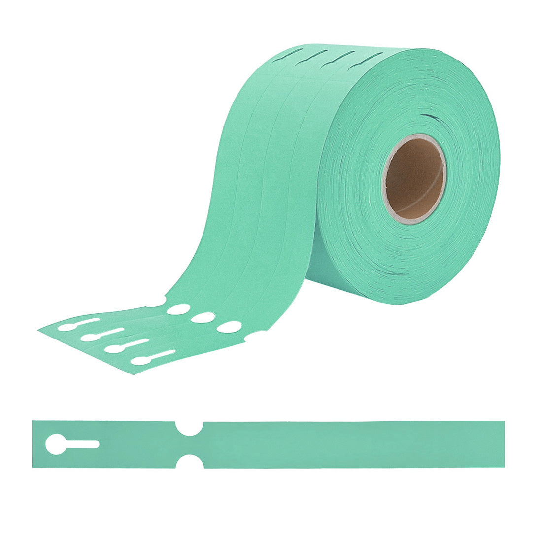 Sleufetiketten 250x25mm HDPE, Groen