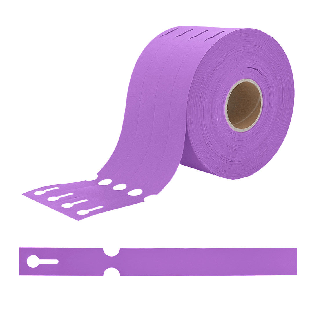 Sleufetiketten 250x25mm HDPE, Paars