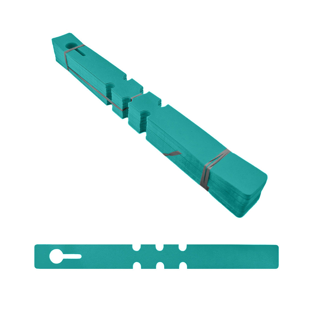 Schlaufenetiketten 210x20mm PVC, Grün