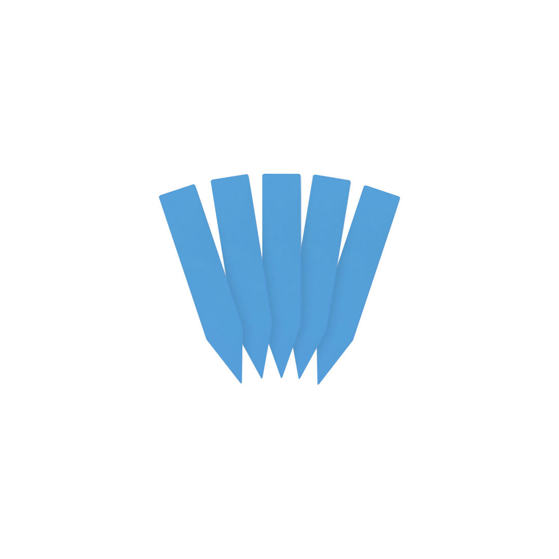 Stick-ins 10x50mm 470µ PVC, Blue