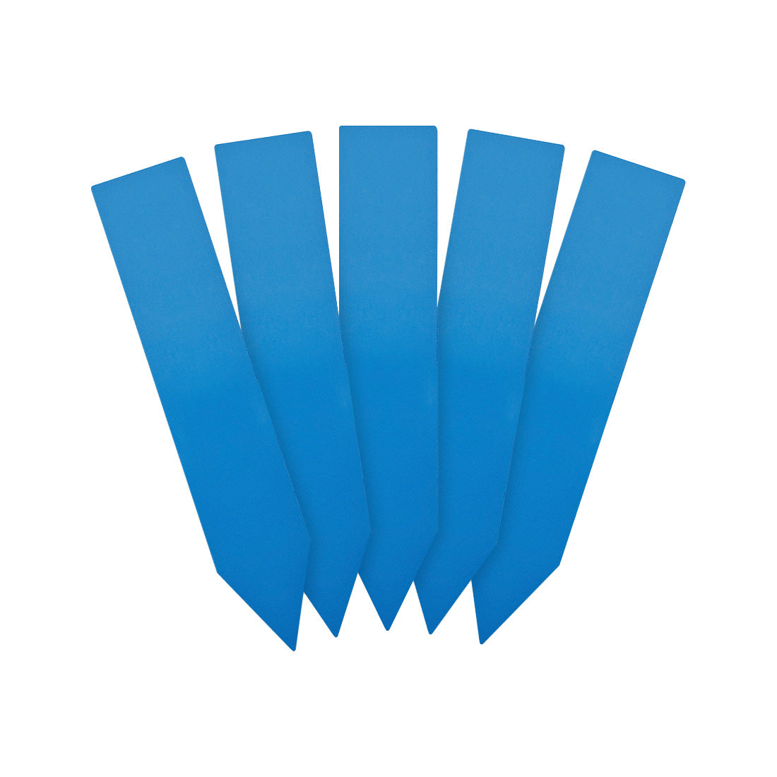 Steeketiketten 20x100mm 400µ PVC, Blauw