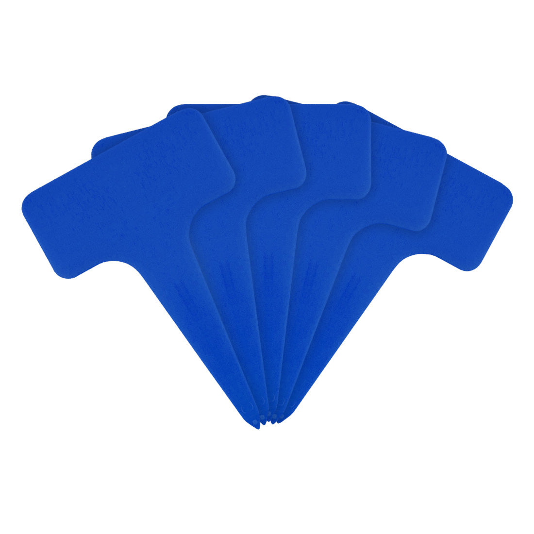 Steeketiketten 60x96mm 1000µ PVC, Donker blauw