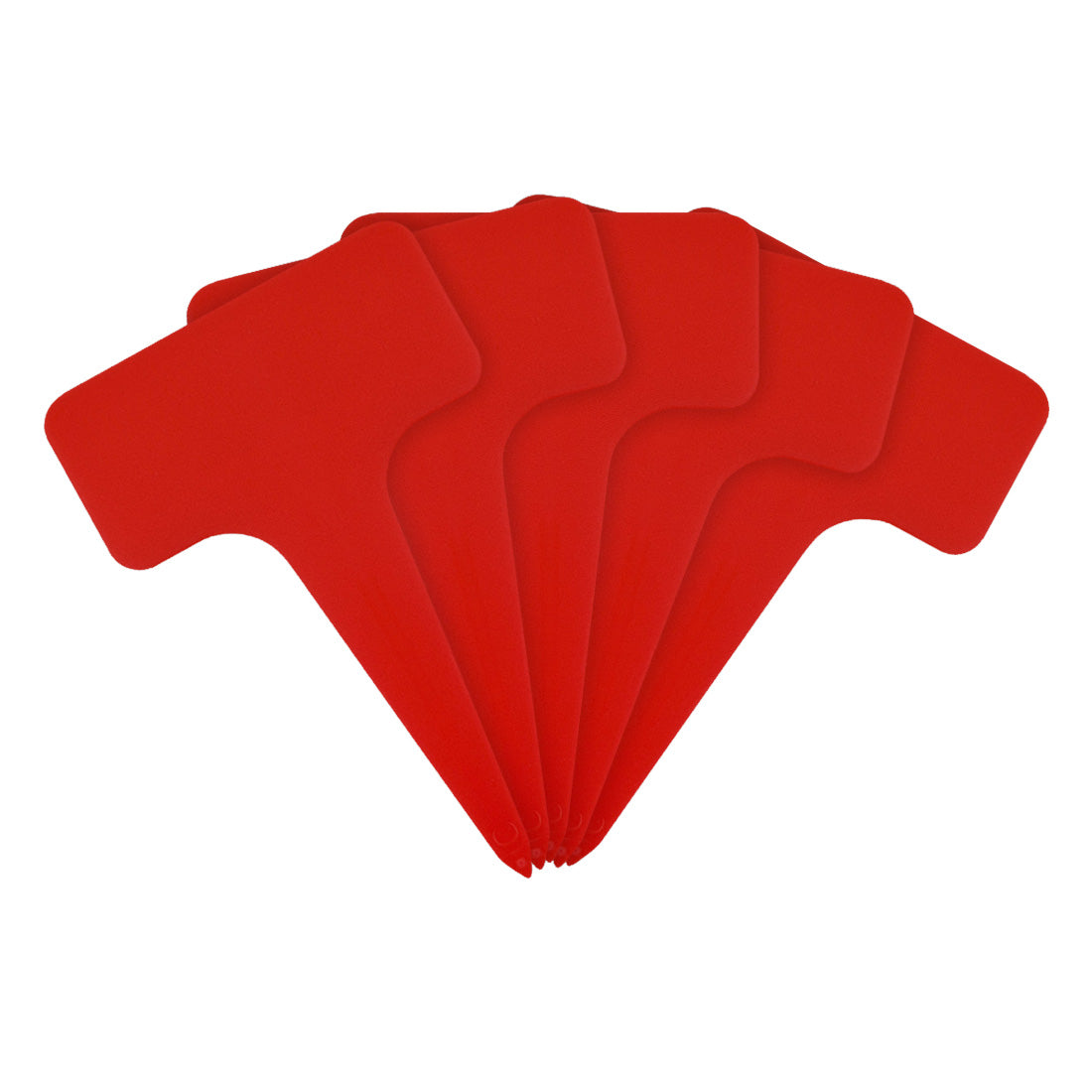 Stecketiketten 60x96mm 1000µ PVC, Rot