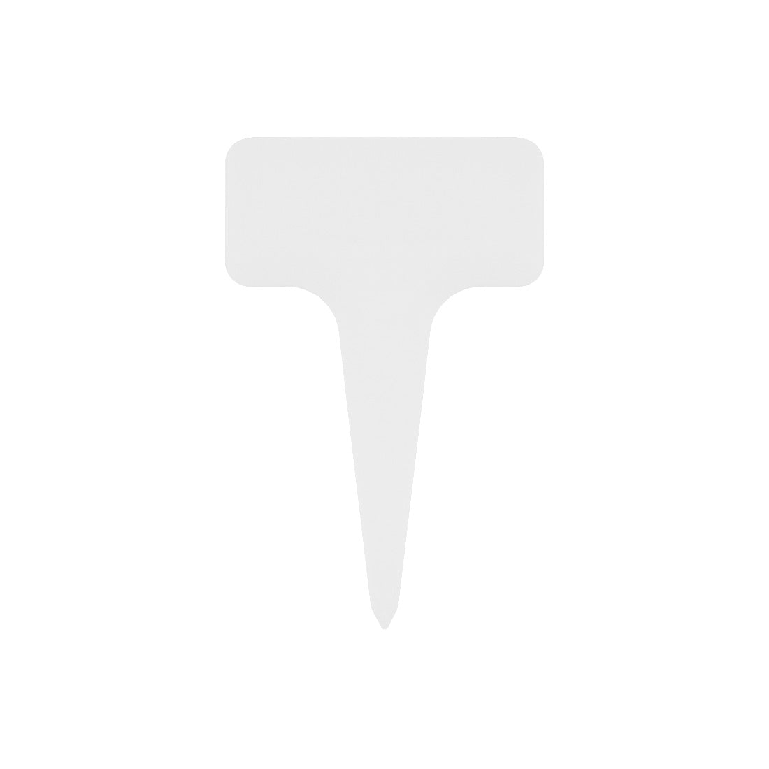 Steeketiketten 60x96mm 1000µ PVC, Wit