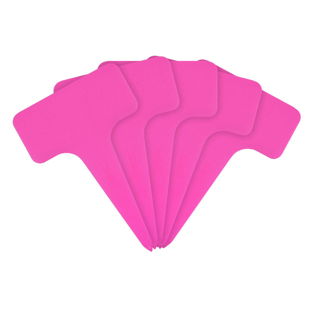 Steeketiketten 60x96mm 1000µ PVC, Pink (Roze)