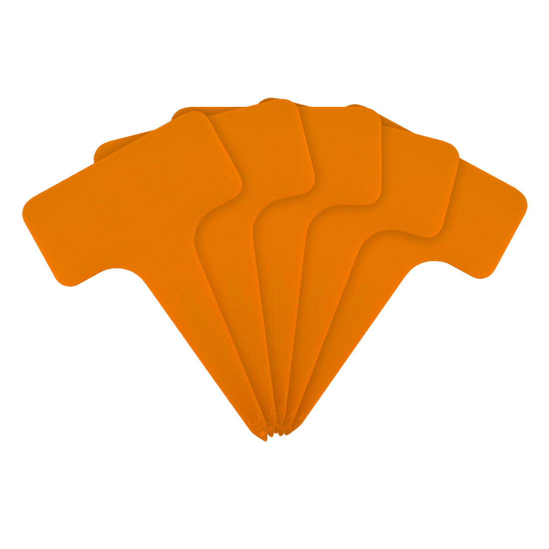 Étiquettes à piquer 60x96mm 1000µ PVC, Orange
