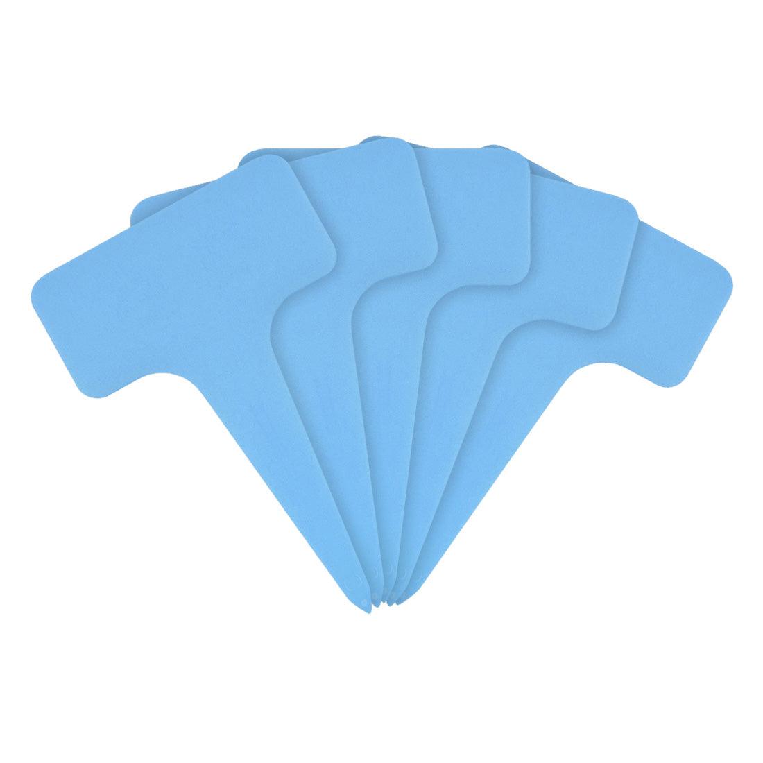 Steeketiketten 60x96mm 1000µ PVC Licht blauw