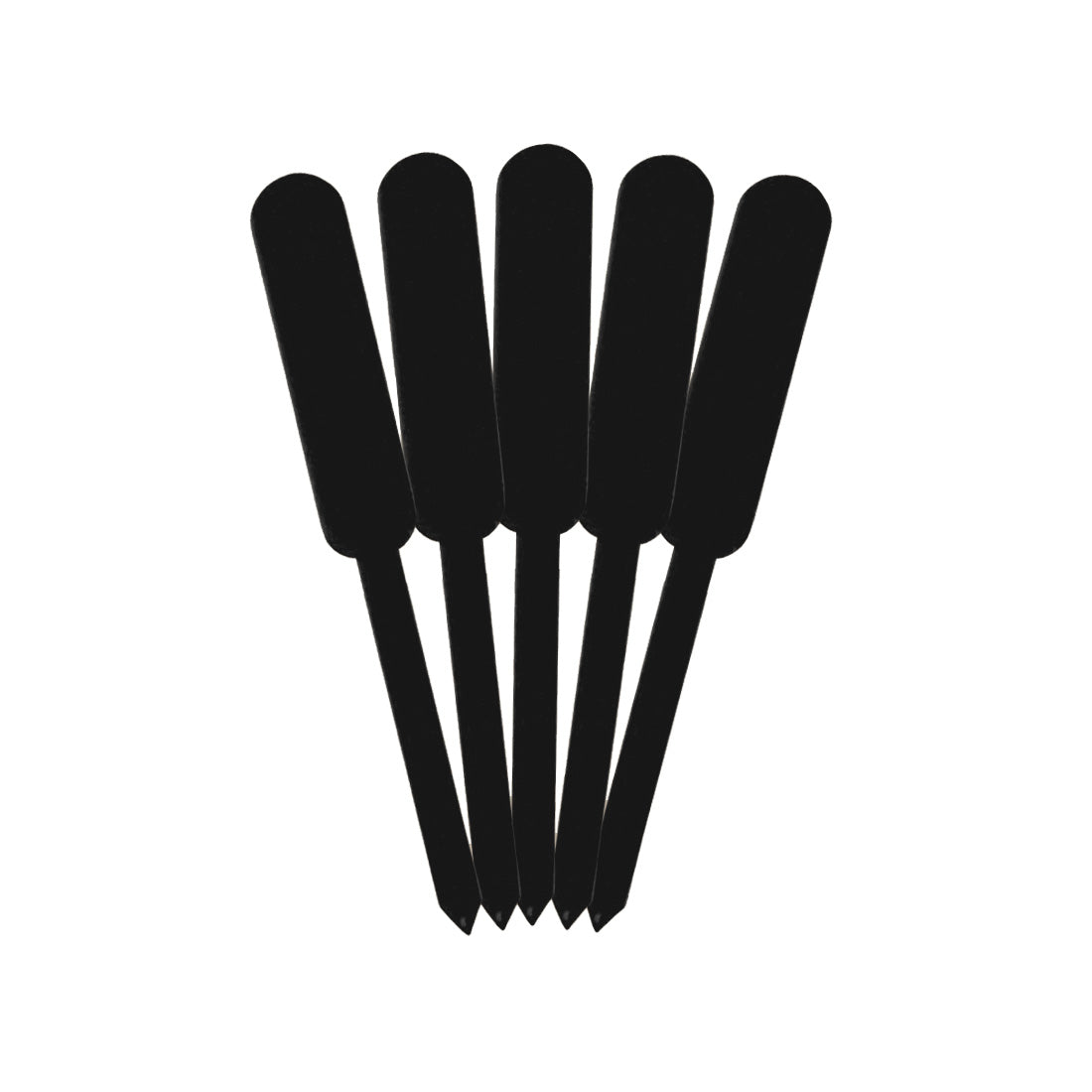 Stecketiketten 15x120mm 1000µ PVC, Schwarz