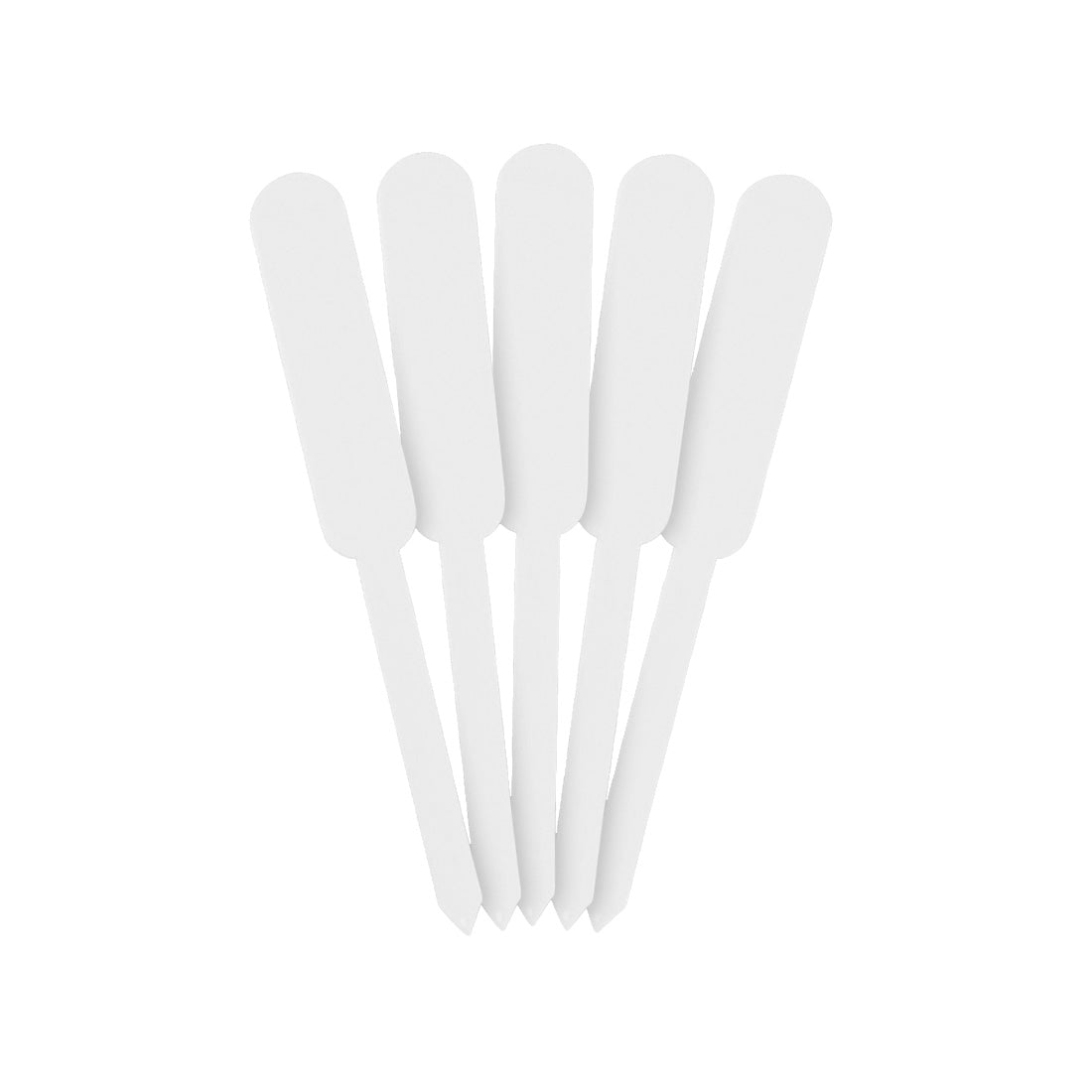 Steeketiketten 15x120mm 1000µ PVC, Wit