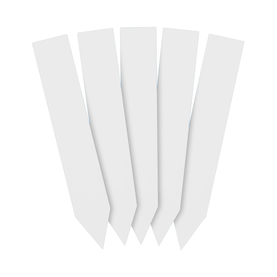 Stecketiketten 20x120mm 350µ PVC, Weiß