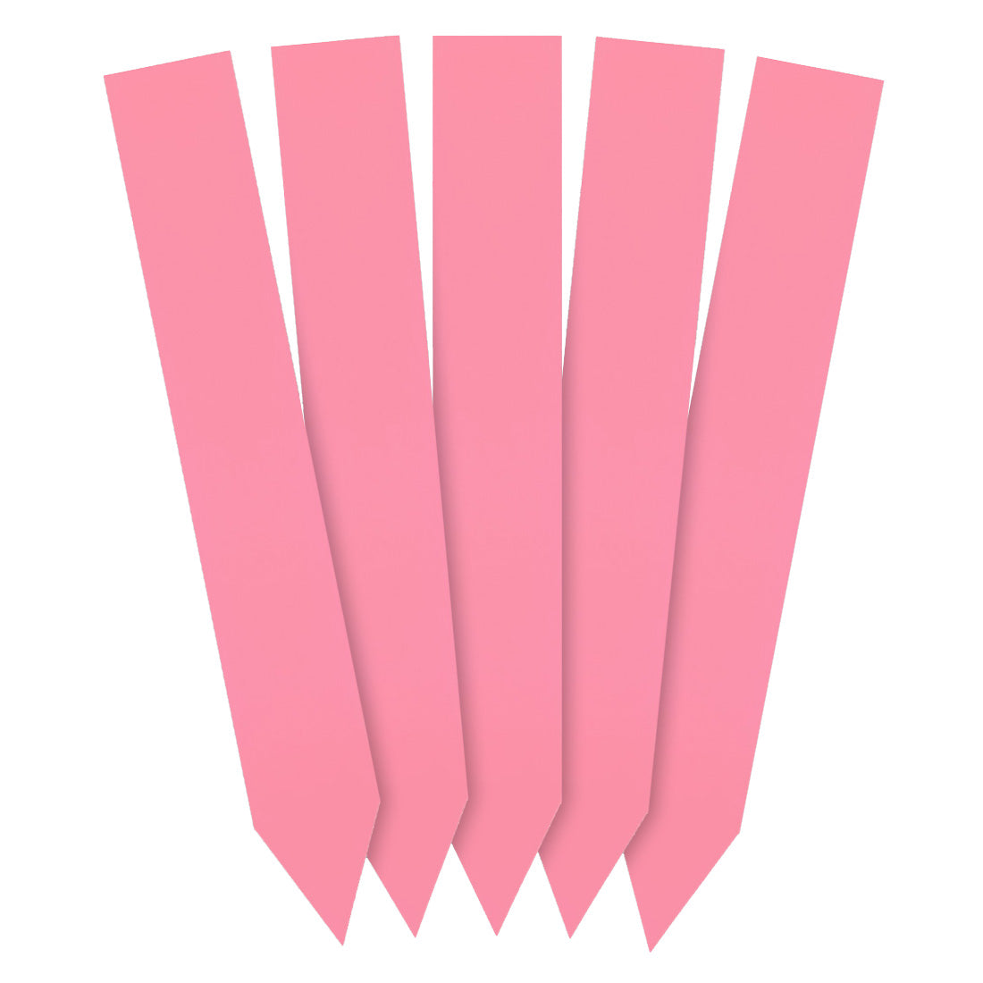 Steeketiketten 20x140mm 350µ PVC, Roze