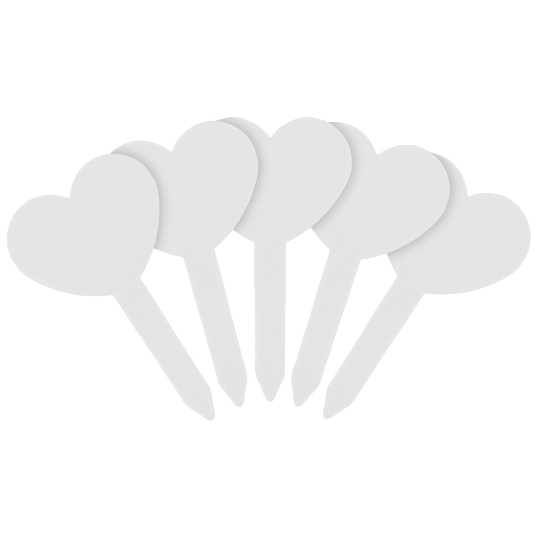 Steeketiketten 46x82mm 1000µ PVC, Wit