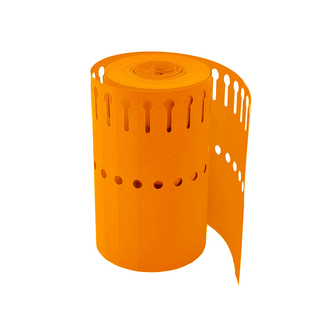 Schlaufenetiketten 120x13mm PVC, Orange