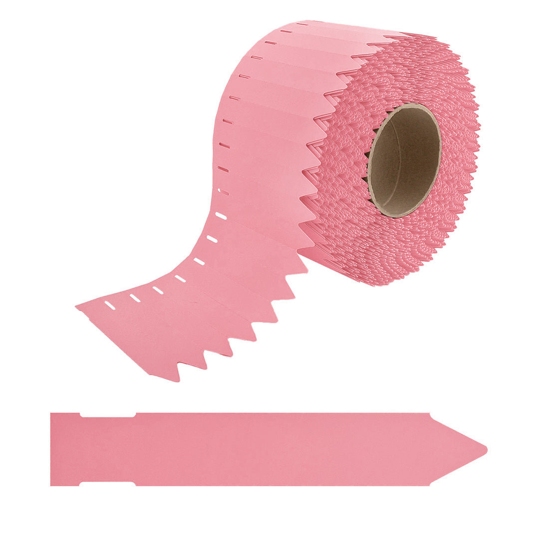 Steeketiketten 25x120mm 350µ PVC, Roze