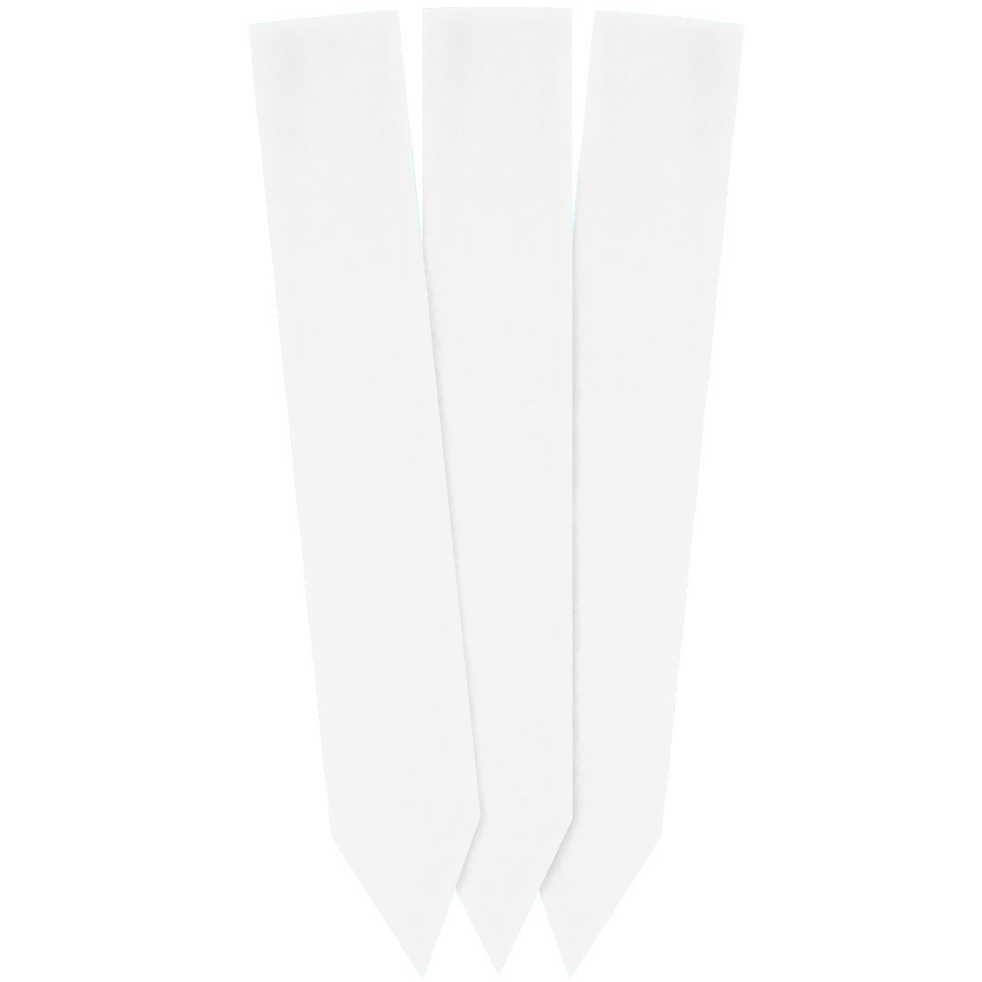 Steeketiketten 30x200mm 350µ PVC, Wit