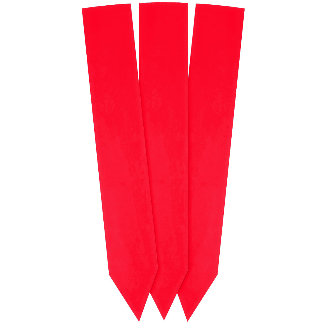 Steeketiketten 30x200mm 350µ PVC, Rood