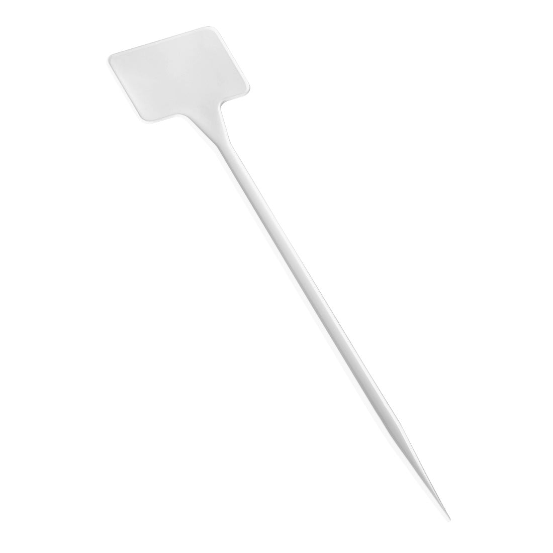 Plaatetiket 300x70mm PS, Wit