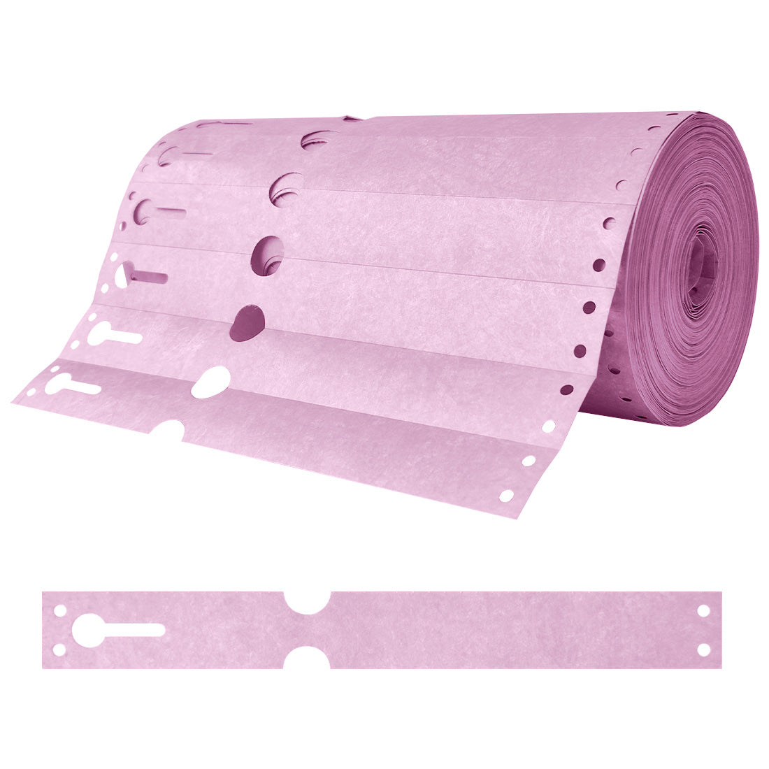 Sleufetiketten 220x25,4mm Tyvek, Roze