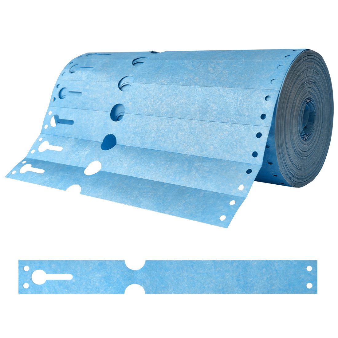 Schlaufenetiketten 220x25,4mm Tyvek, Blau